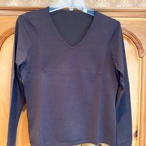 56% SILK BROWN SWEATER